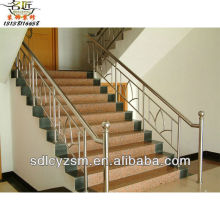 escalier en cristal balustrade / finition miroir